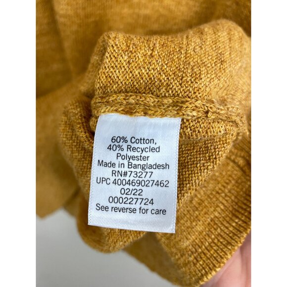 Sonoma Raglan Sweater Mens M Yellow NWT TightKnit - Picture 4 of 5
